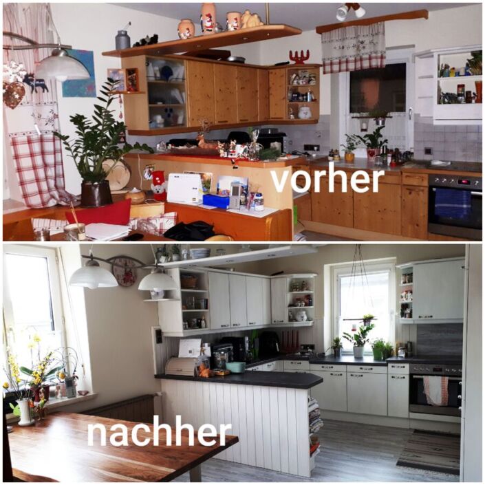 Renovierung Einer Küche   Vorher/nachher - Farben & Lacke